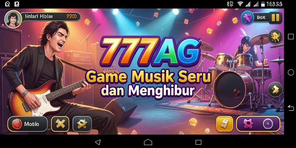 Screenshot dari gameplay seru 777AG yang menampilkan beragam musik.