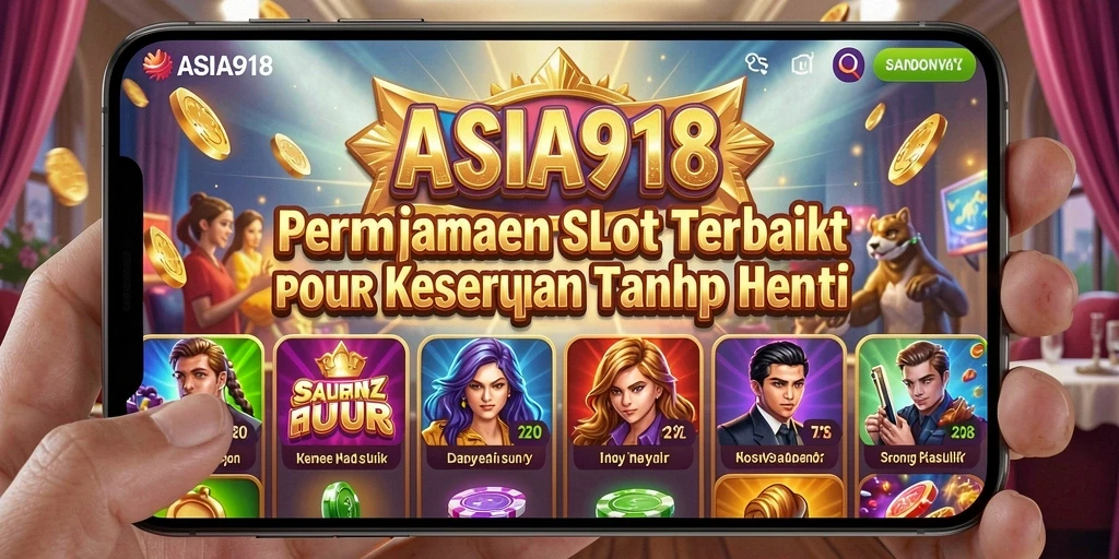 Tampilan gameplay Slot yang menarik di aplikasi ASIA918.