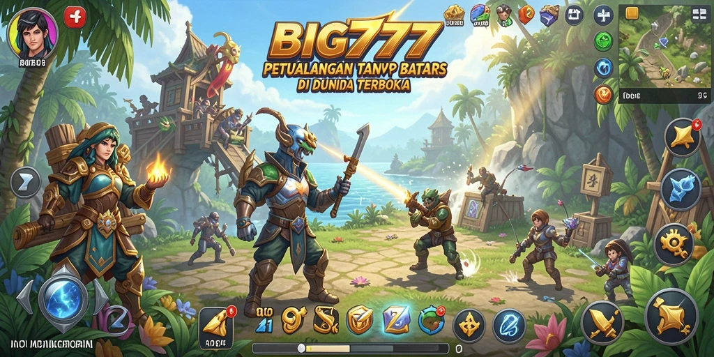 Gameplay seru dalam dunia terbuka yang luas dan menantang.