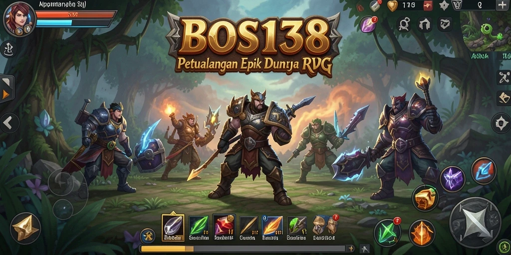 Tampilan gameplay seru di BOS138 dengan pertarungan epik.