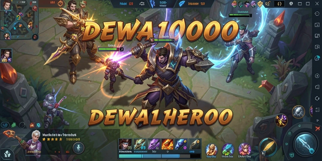 Tampilan menarik dari gameplay DEWA1000 dengan aksi pertarungan yang mendebarkan.