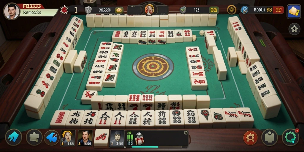 Tampilan gameplay FB333 yang menampilkan tantangan Mahjong.