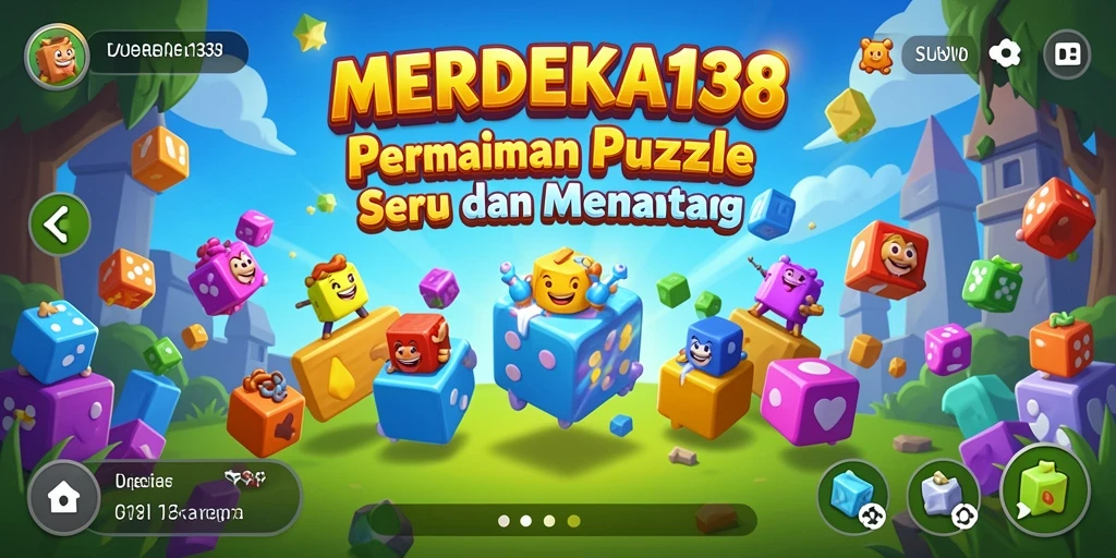 Gameplay seru MERDEKA138 yang menantang teka-teki otak.