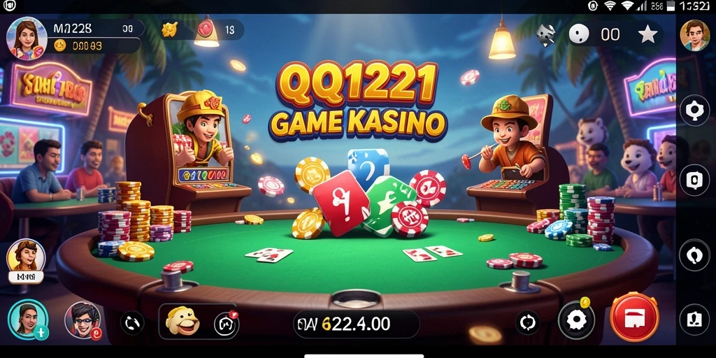 Tampilan menarik dari gameplay Kasino di QQ1221.