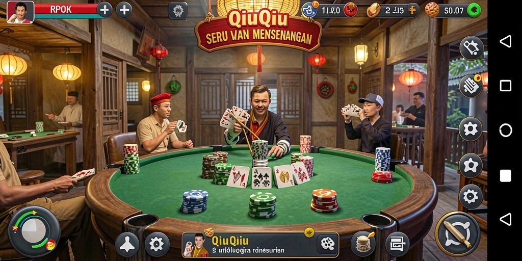 Tampilan gameplay seru RPOK yang penuh aksi QiuQiu.