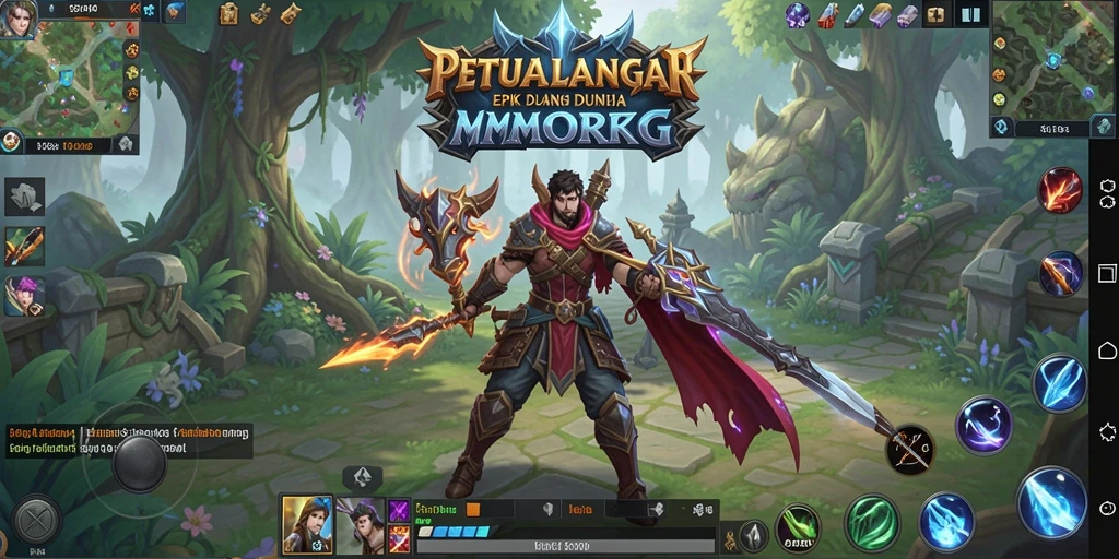 Tampilan gameplay S80 yang menakjubkan dalam dunia MMORPG.