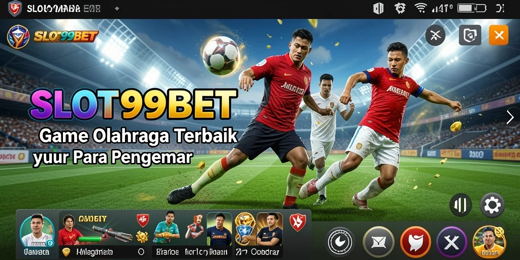 Tampilan gameplay menegangkan dari SLOT99BET dengan aksi olahraga seru.