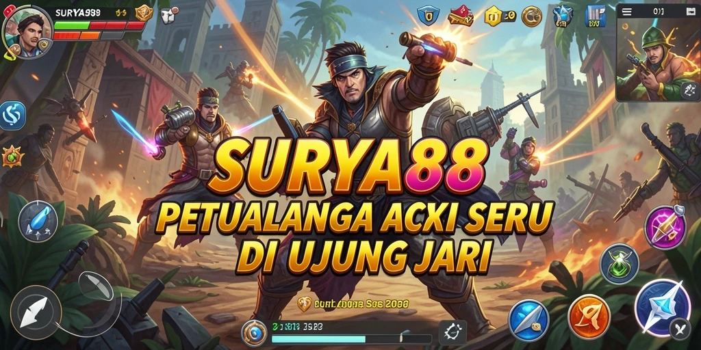 Tampilan seru dari gameplay SURYA88 dalam aksi penuh.