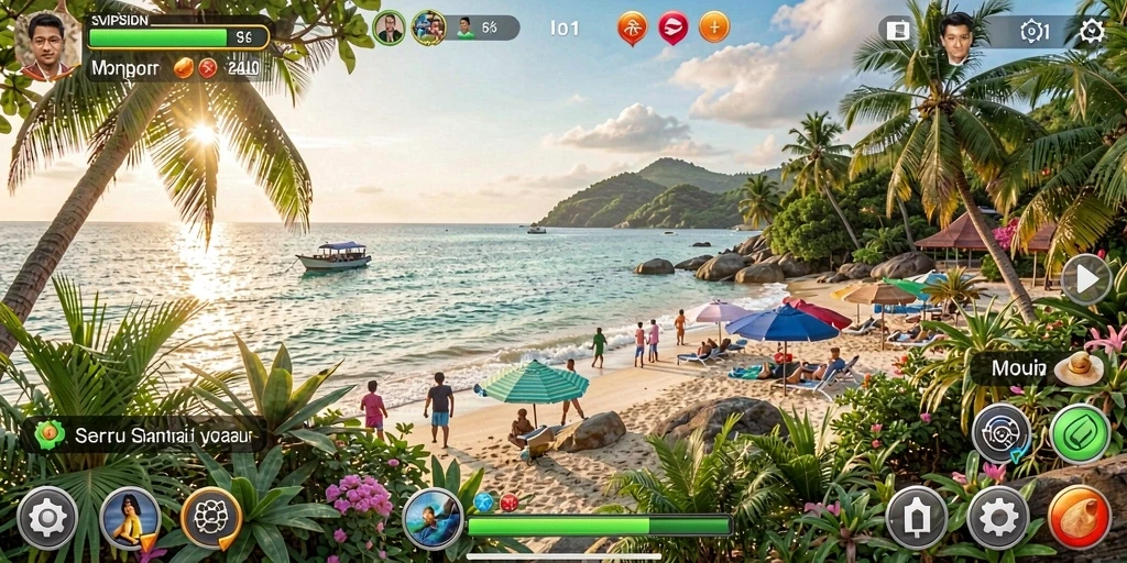 Tampilan gameplay seru dan mengasyikkan dari SVIPSIDN.