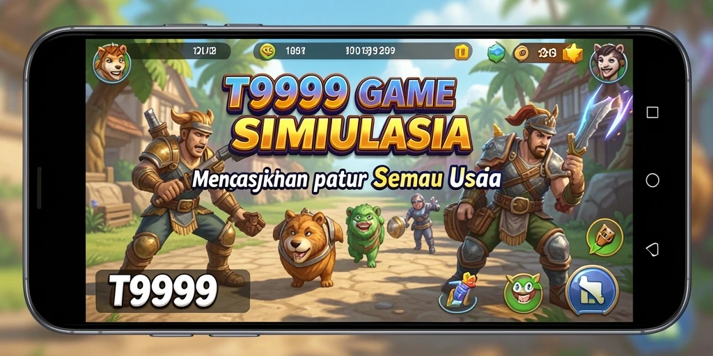Screenshot gameplay T9999 yang menunjukkan pengalaman simulasi mendalam.