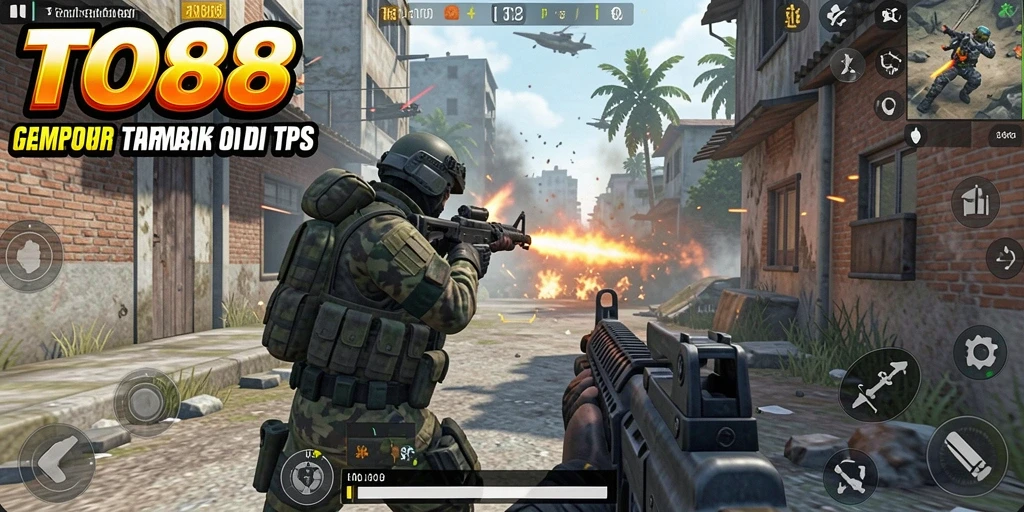Screenshot gameplay TO88 yang menampilkan aksi tempur seru.